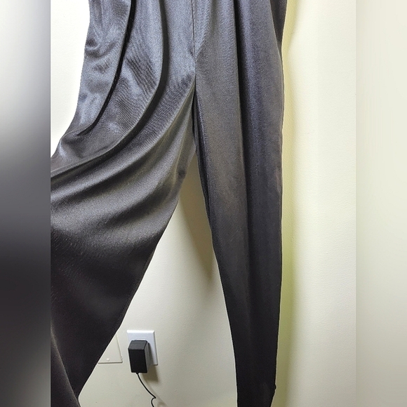 Vintage Stash Glam 70’s Disco Metallic Shimmer Jumpsuit – Sleeveless, Size M/L - Picture 4 of 8